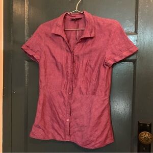Lafayette 148 New York Linen Button Down